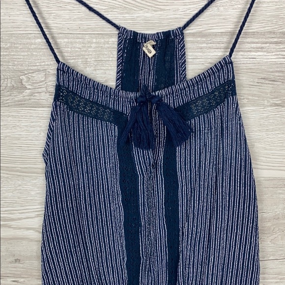 Rip Curl Navy Fringe Romper - Picture 4 of 12